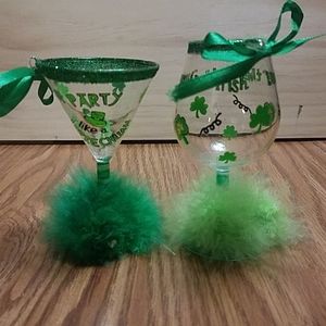 Irish decorative glasses